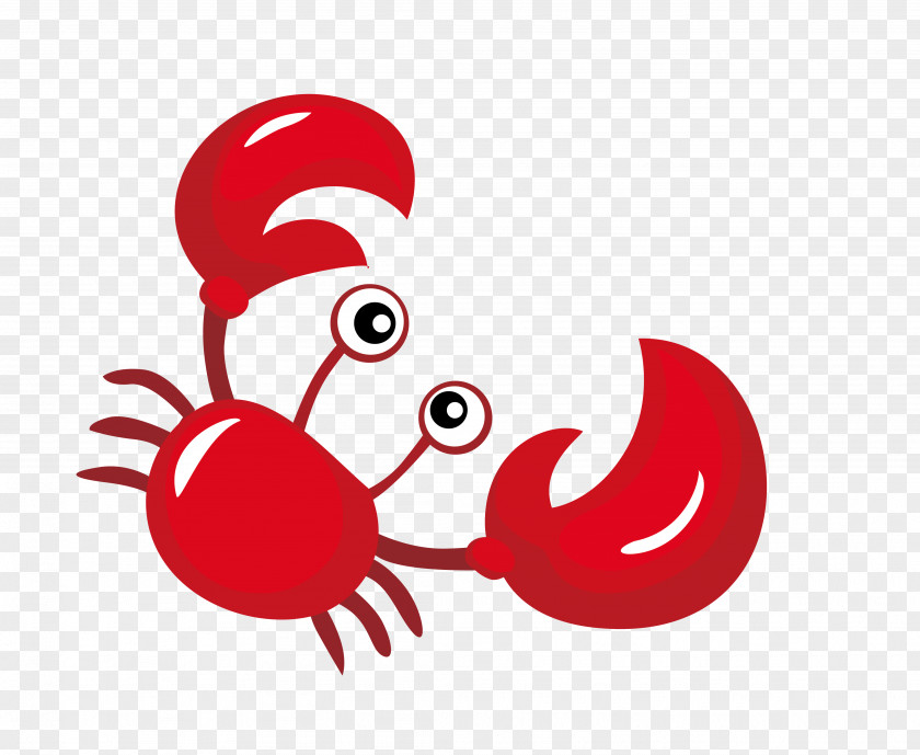 Crab Seafood Euclidean Vector PNG
