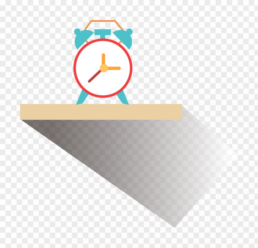 Vector Cartoon Alarm Clock PNG