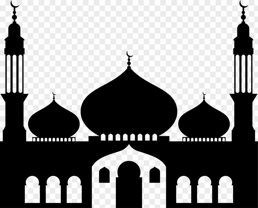 Black Islamic Architecture Mosque Symbols Of Islam Clip Art PNG