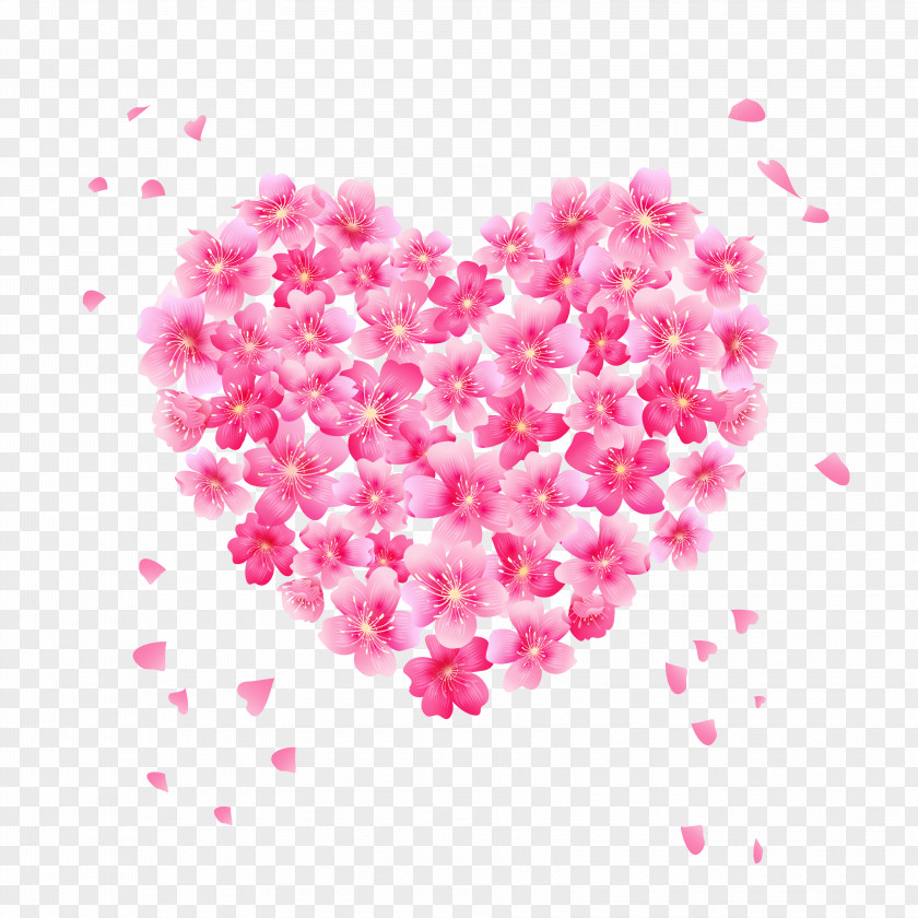 Flower Heart Vector Graphics Image Rose PNG