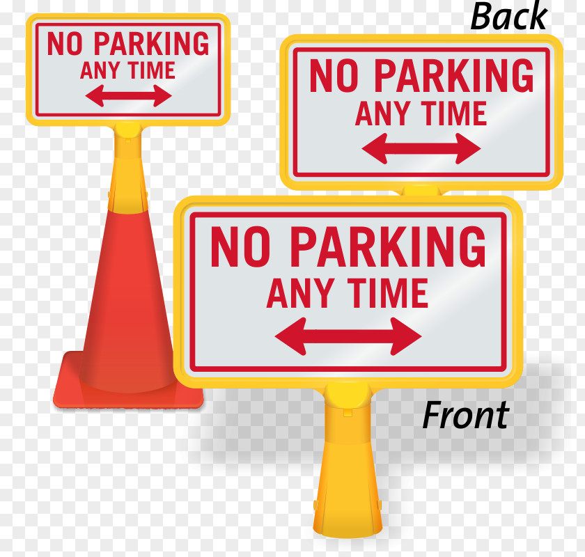 Traffic Sign Parking Violation Car Park Sidewalk PNG