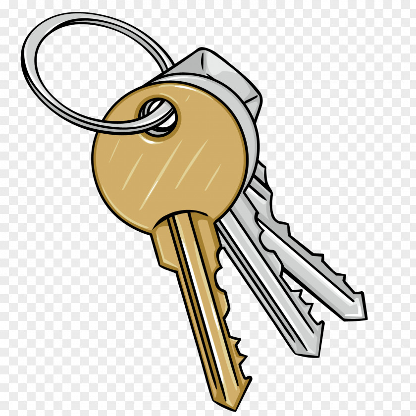 A Bunch Of Home Keys Cartoon Key Illustration PNG
