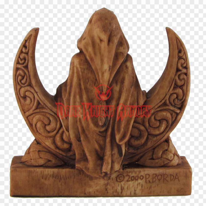 Moon Goddess Sculpture Stone Carving Figurine Rock PNG