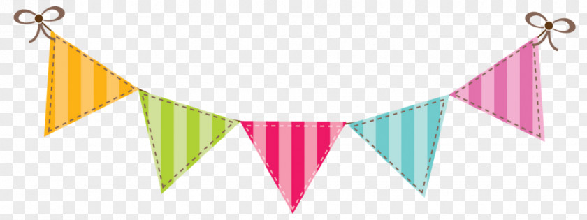 Birthday Banner Bunting Clip Art PNG