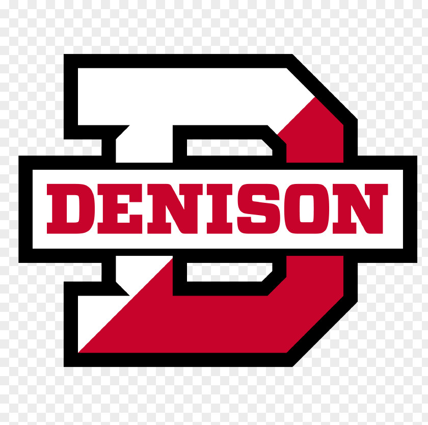 Denison University Big Red Football Women's Basketball Logo College PNG