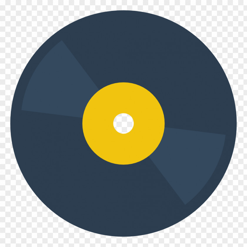 Disc Vinyl Angle Brand Yellow PNG