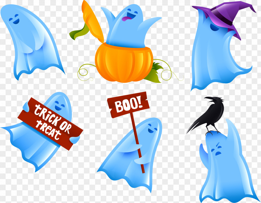 Halloween Ghost Cartoon PNG