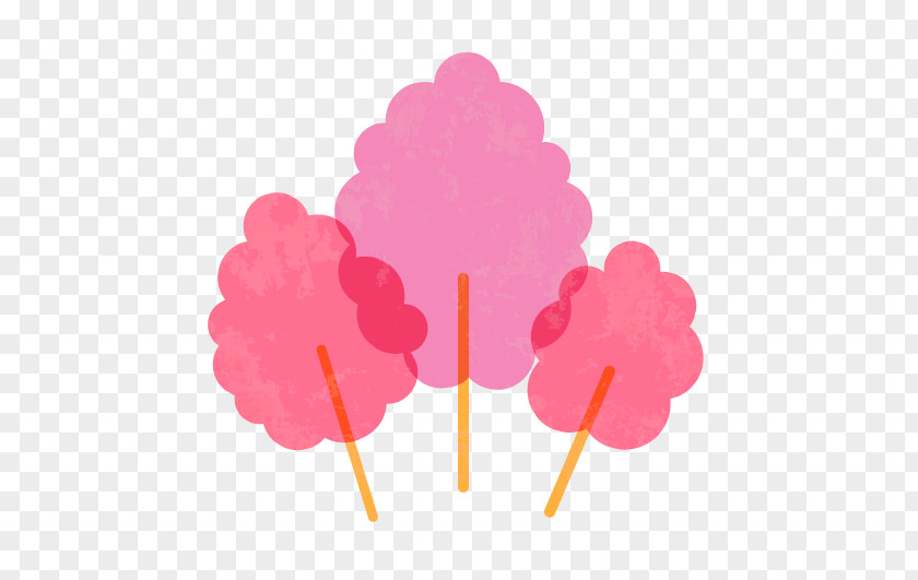 Cotton Candy Lollipop Apple Vector Graphics PNG