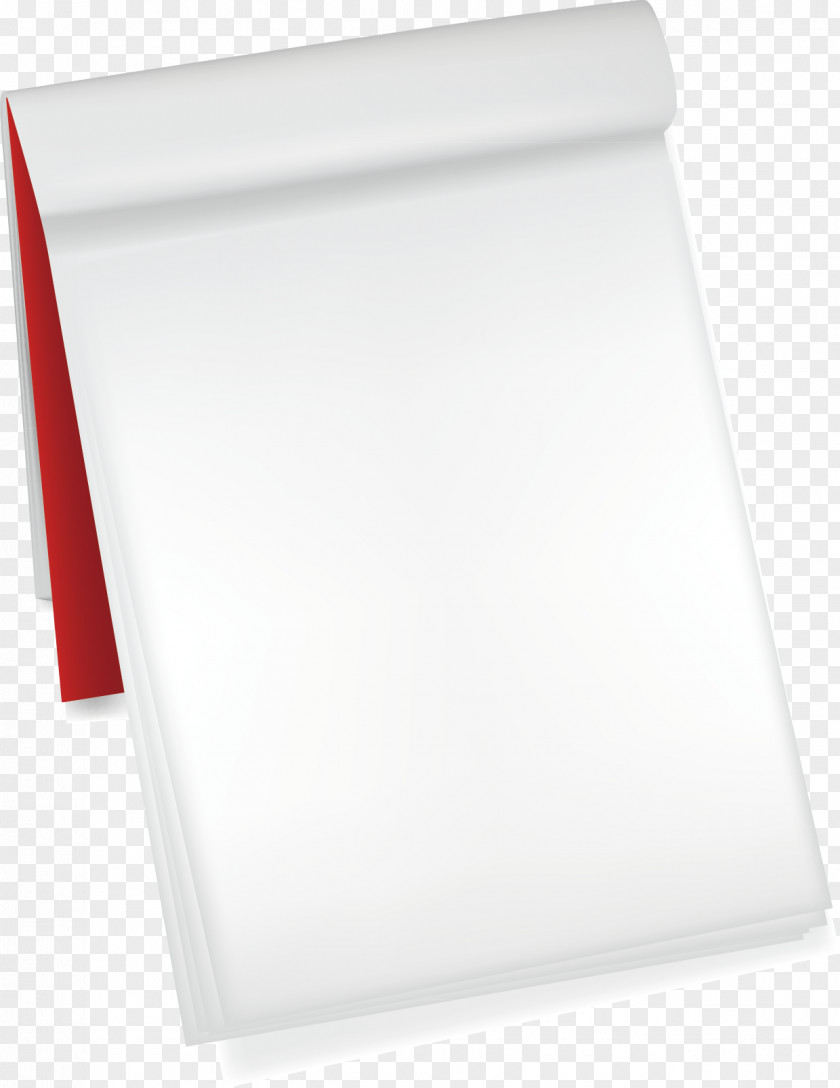 No Word Notebook Light White Angle PNG