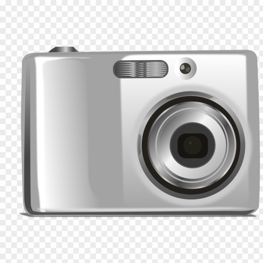 Vector Gray Camera Mirrorless Interchangeable-lens Photography PNG