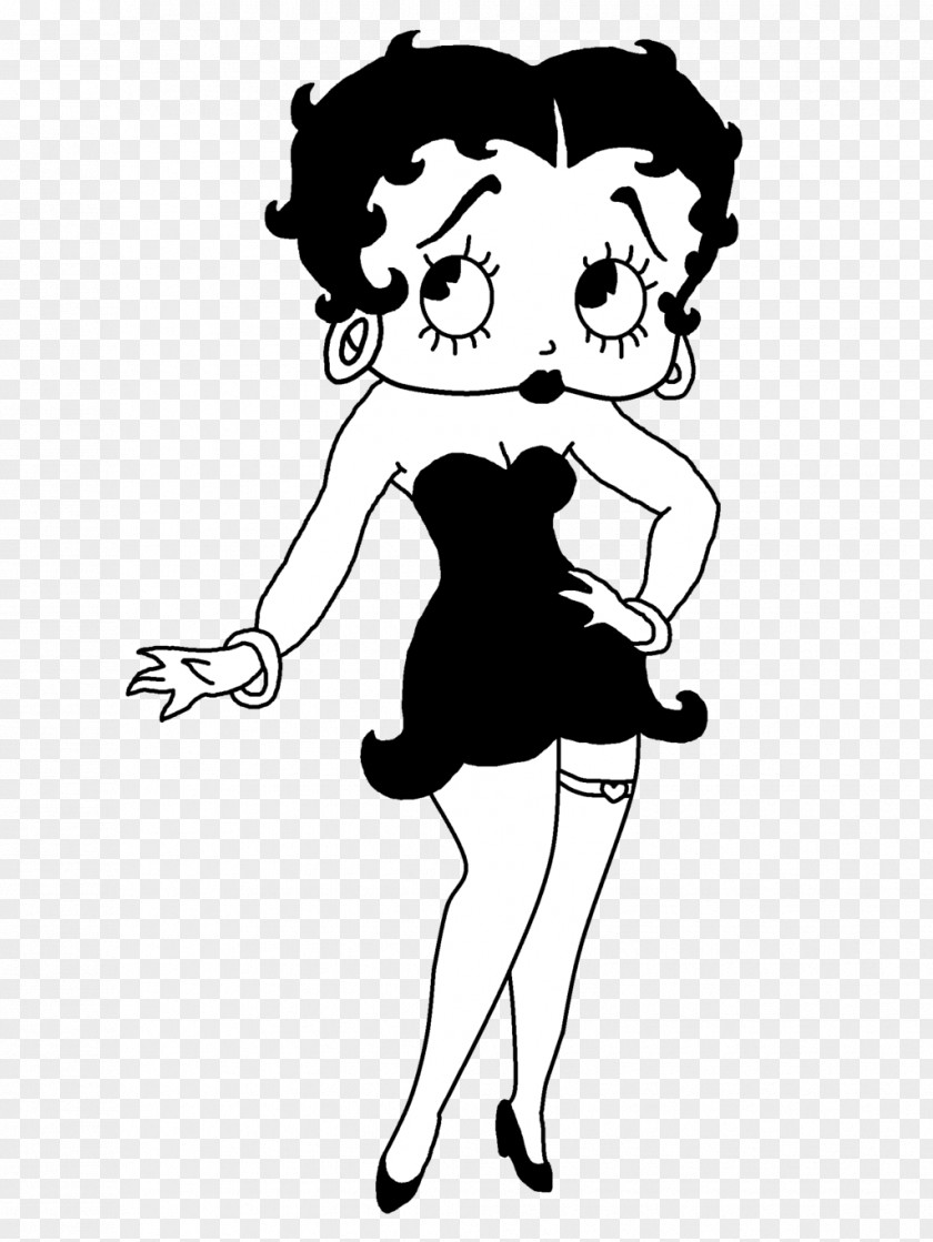 Betty Boop Cartoon Black And White Fleischer Studios PNG