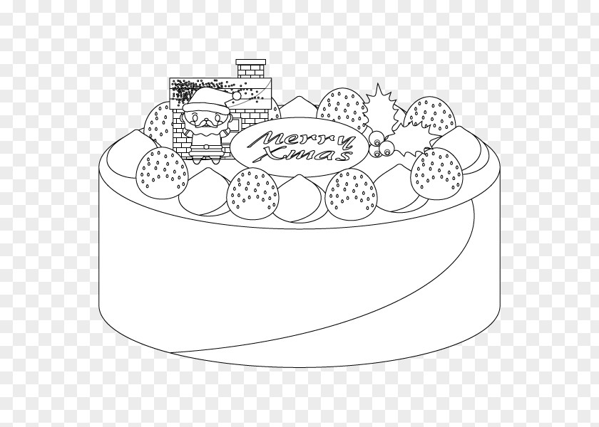Cake Black And White Line Art Material Pattern PNG