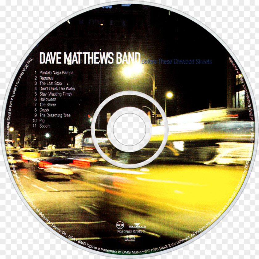 Dave Matthews Band Compact Disc Before These Crowded Streets Album Big Whiskey & The GrooGrux King PNG