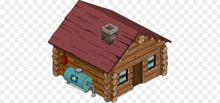 House Log Cabin Hut Shed Wood PNG