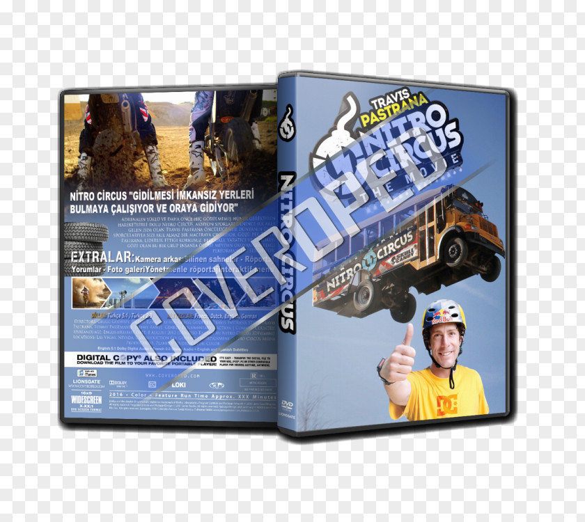 Nitro Circus The Movie Poster DVD Jeremy Rawle Circus: PNG
