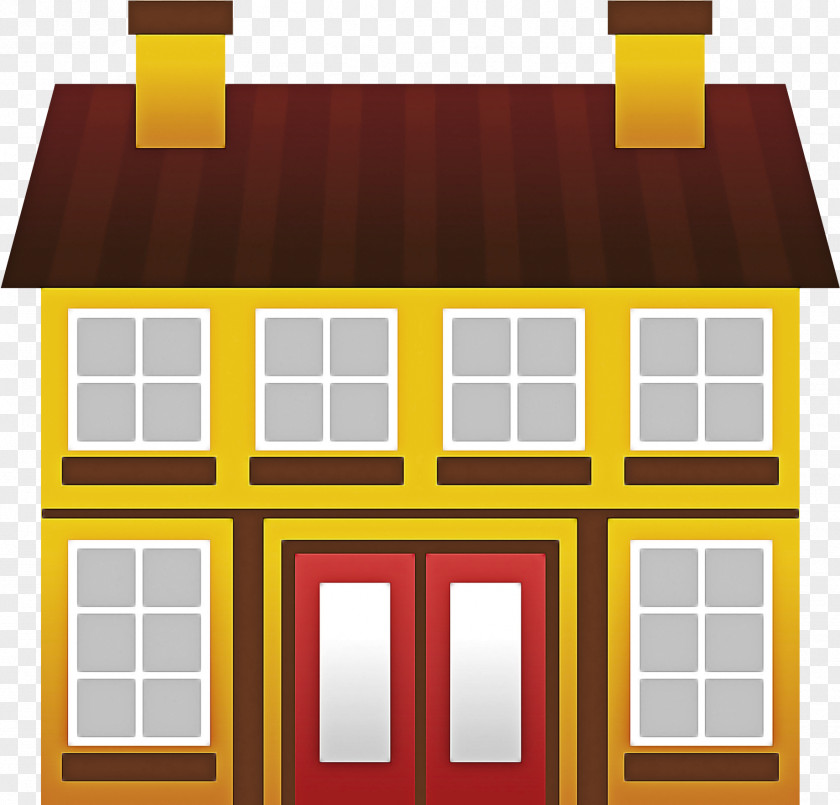 Property Yellow House Facade Rectangle PNG