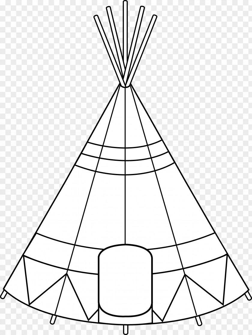 Tipi Native Americans In The United States Coloring Book Drawing Clip Art PNG