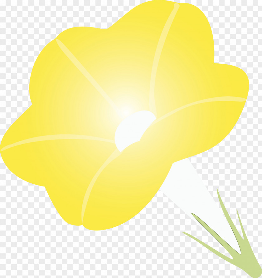 Yellow Petal Heart Plant Flower PNG
