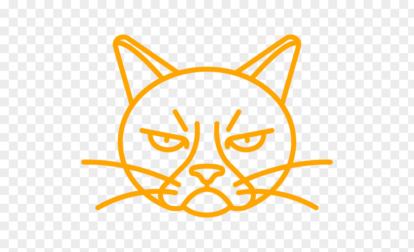 Cat Grumpy Clip Art PNG