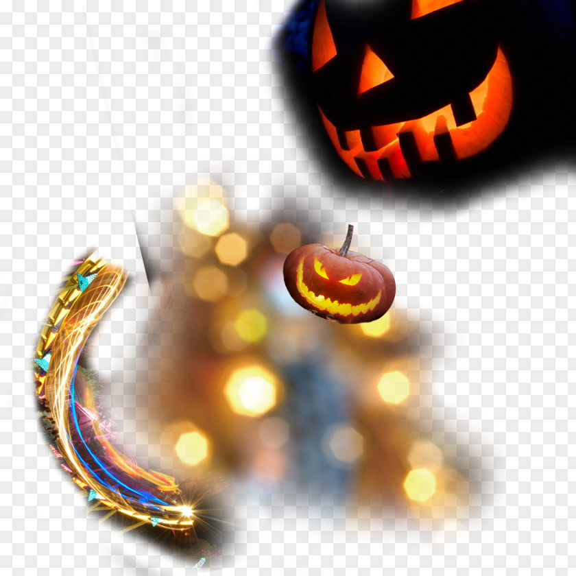 Halloween Poster Material PNG