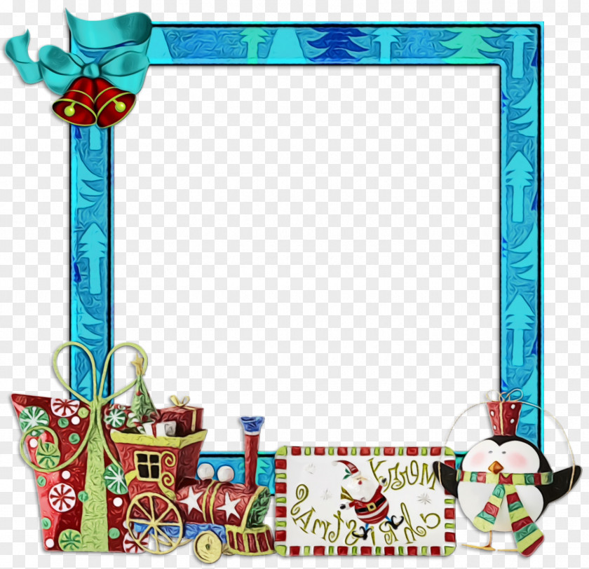 Picture Frame Wet Ink PNG