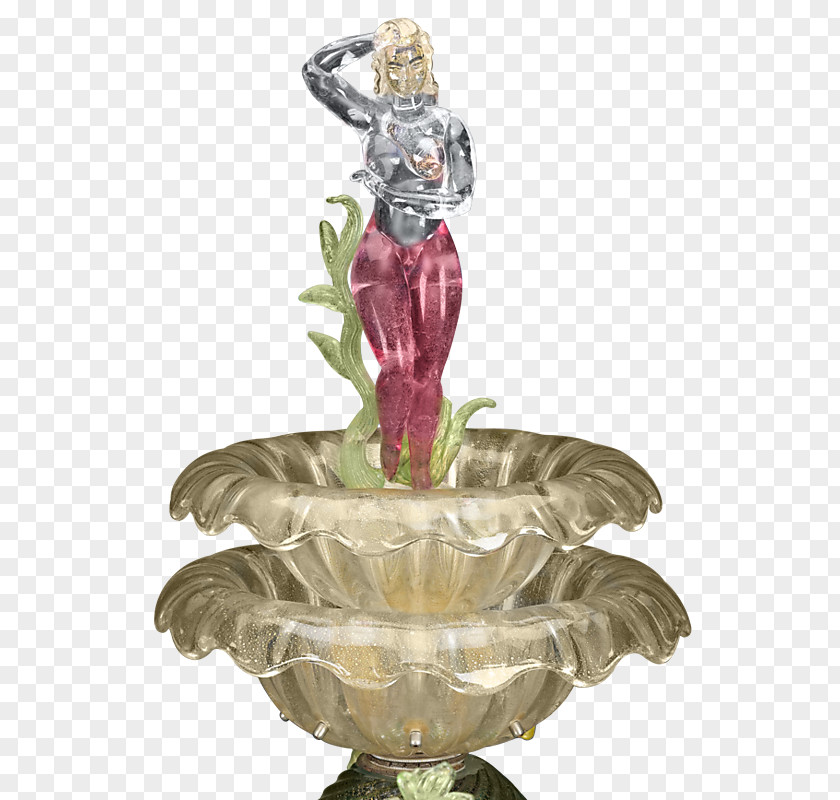 Water Fountain Murano Glass Venetian Art PNG