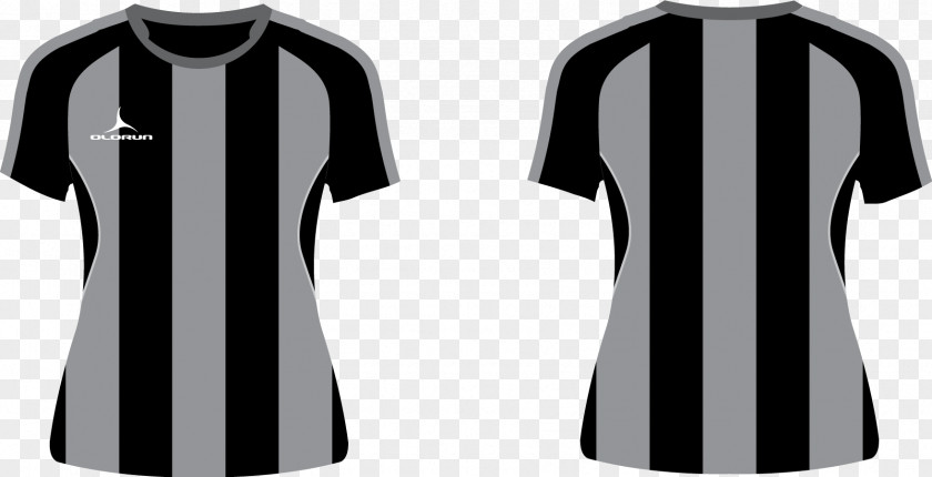 Women's European Border Stripe Long-sleeved T-shirt Jersey PNG