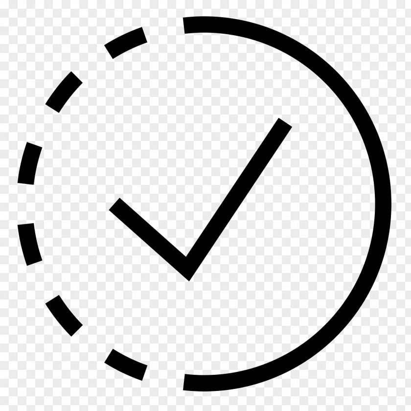 Clock Emoticon Line PNG