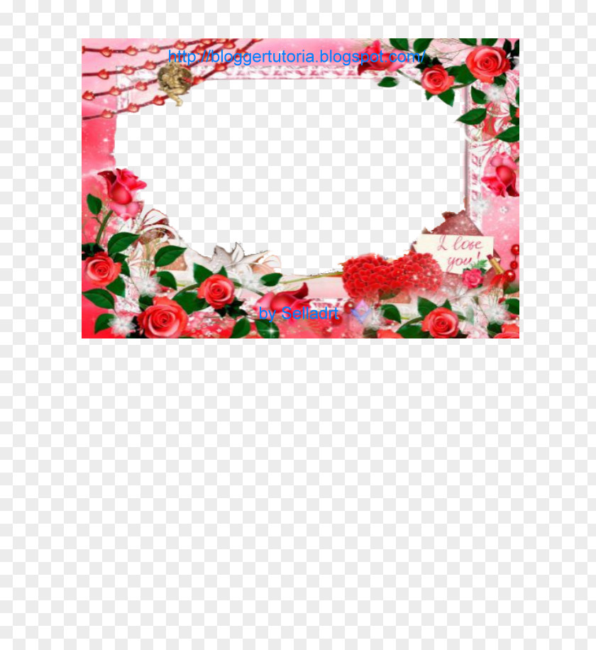 Fhoto Frame Floral Design Artificial Flower Picture Frames PNG