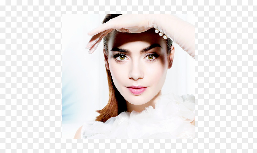 Lily Collins Beauty Sunscreen Lancôme Cosmetics PNG