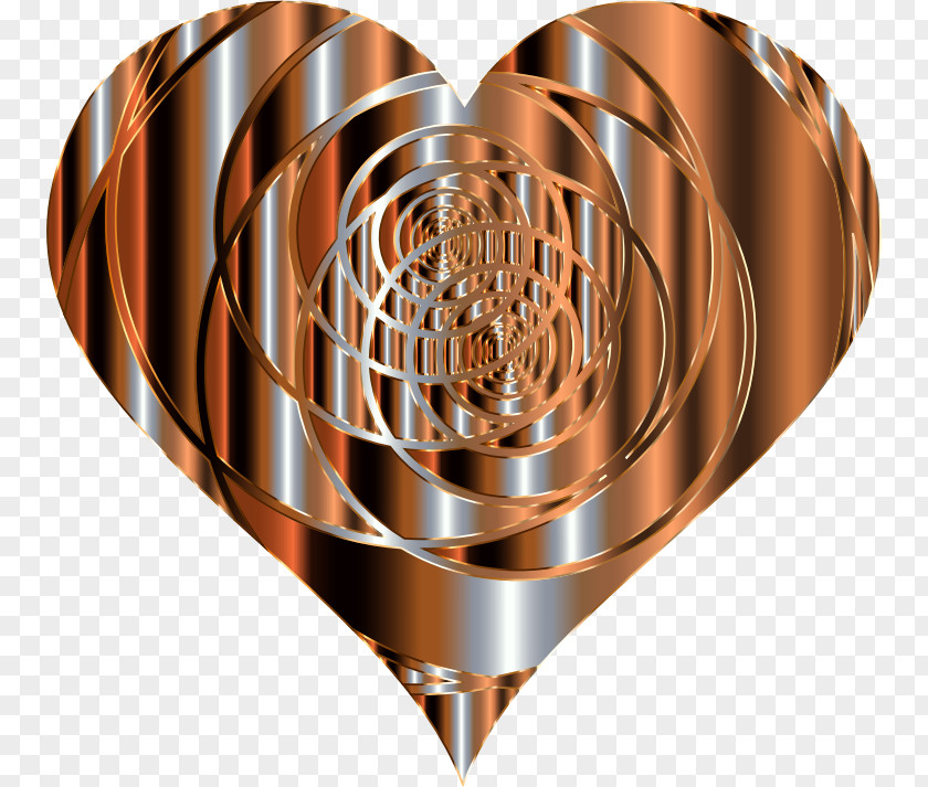 Love Valentine Heart Spiral PNG