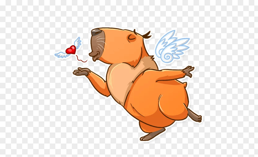 Telegram Capybara Sticker Messaging Apps Clip Art PNG