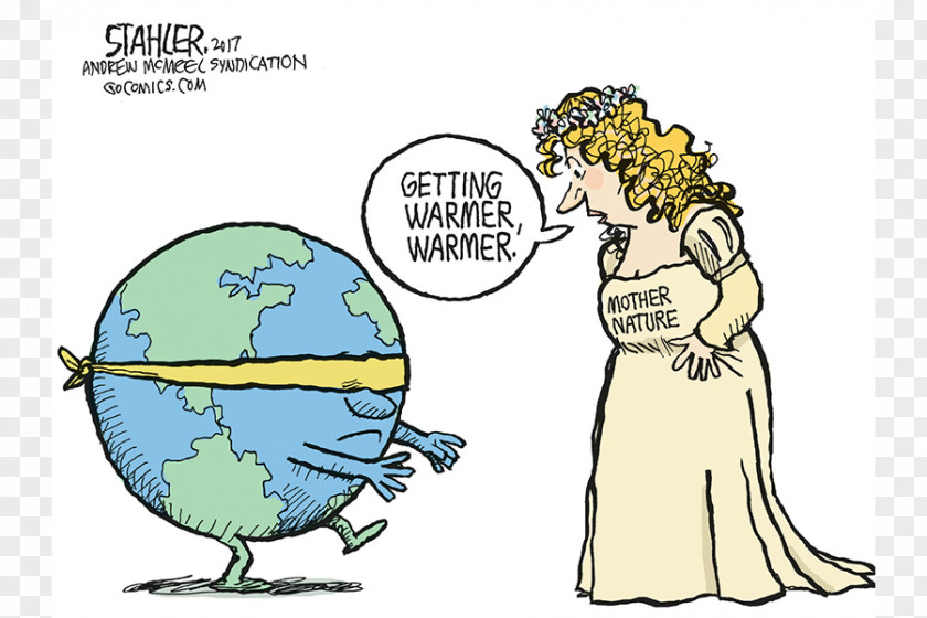 Cartoon Guide Editorial Climate Change Global Warming PNG