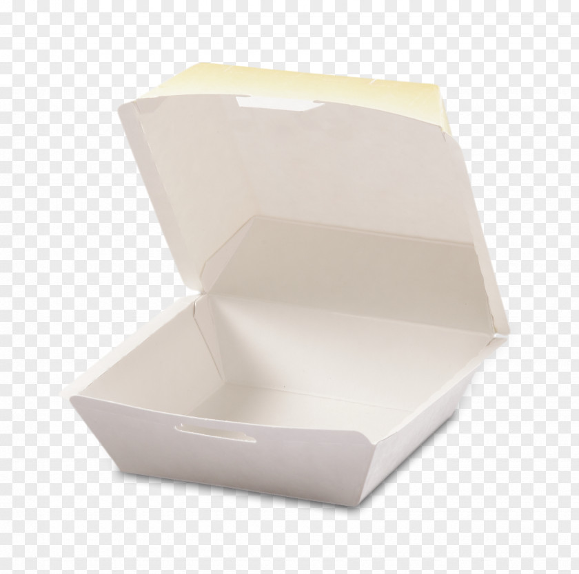 Chinese Box Paper Clam Hamburger Packaging And Labeling PNG