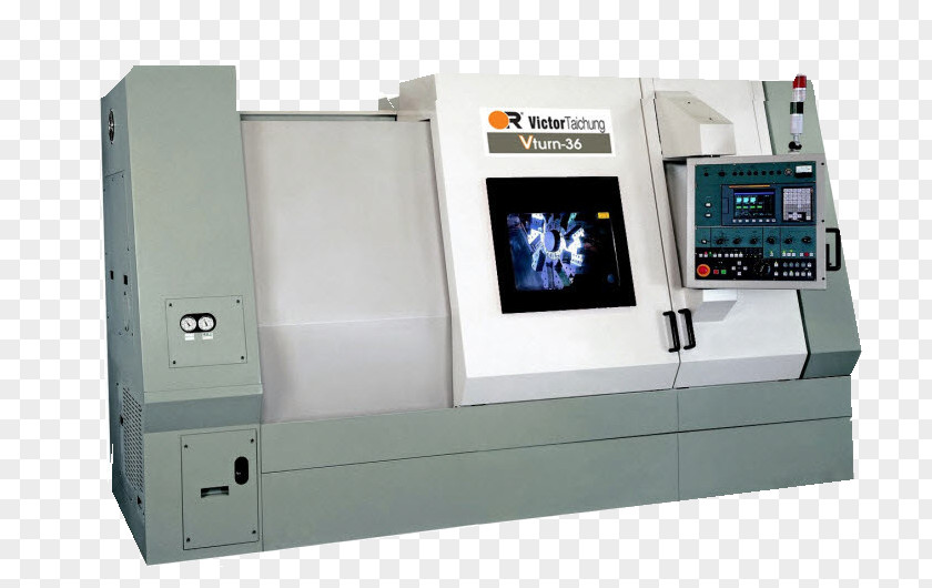 Cnc Machine Lathe Computer Numerical Control Turning Tool 台中精机 PNG