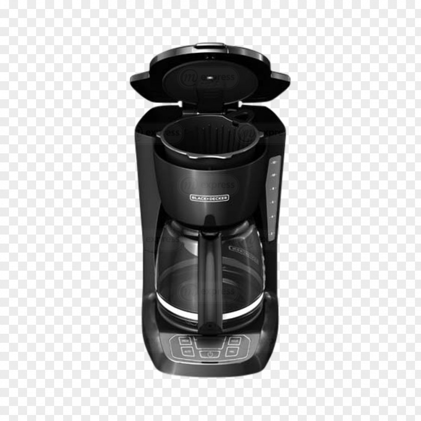 Coffee Coffeemaker Brewed Black & Decker Kettle PNG