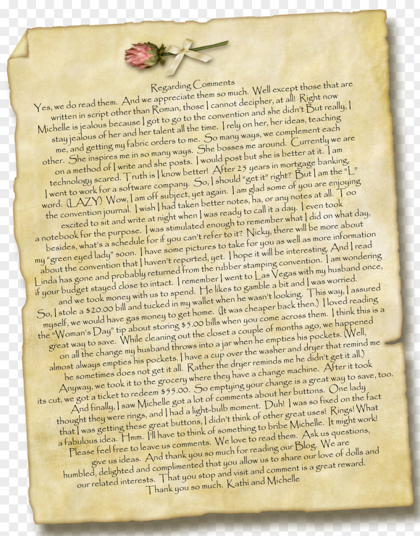 Letter Document PNG