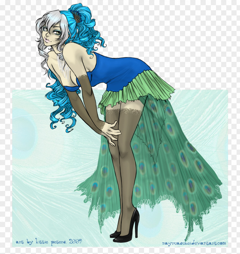 Pretty Peacock Tail Drawing Pavo Fashion Illustration PNG