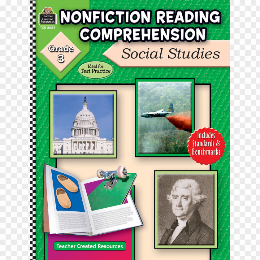 Reading Comprehension Nonfiction Comprehension: Social Studies, Grade 3 Grd 6 PNG