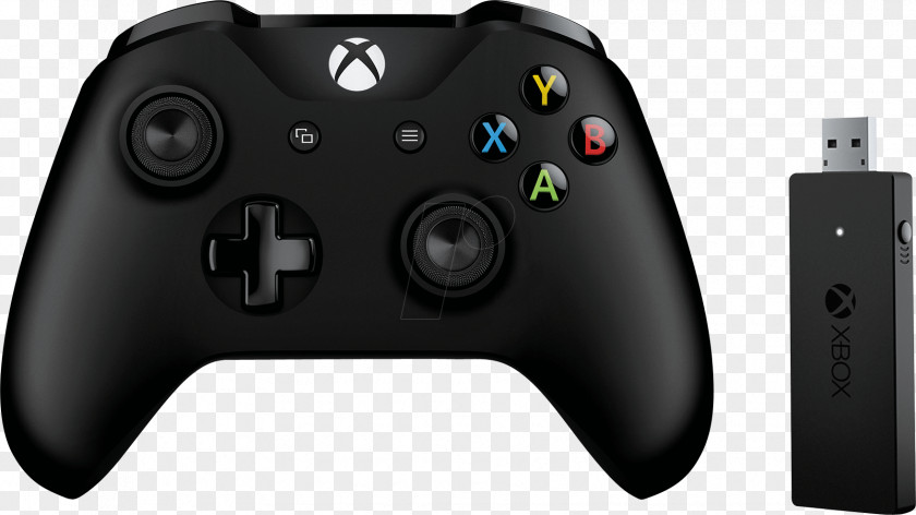 Xbox One Controller 360 Black Game Controllers PNG
