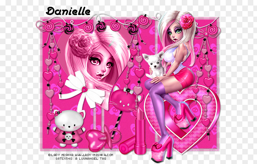 Barbie Graphic Design Pink M Character PNG