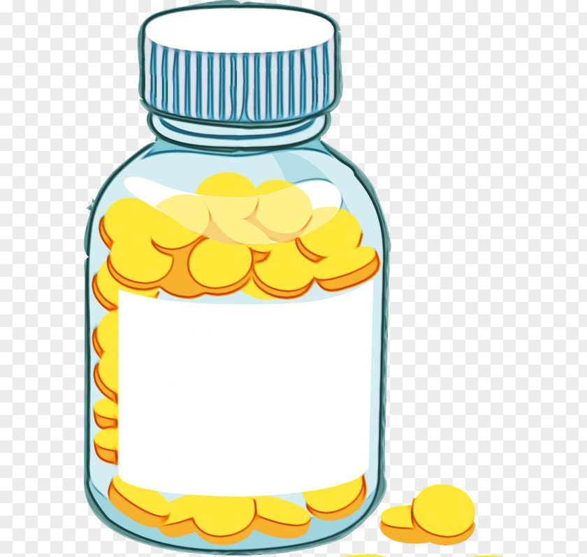 Bottle Water Candy Corn PNG