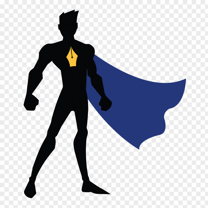Business Superhero Silhouette Royalty-free PNG