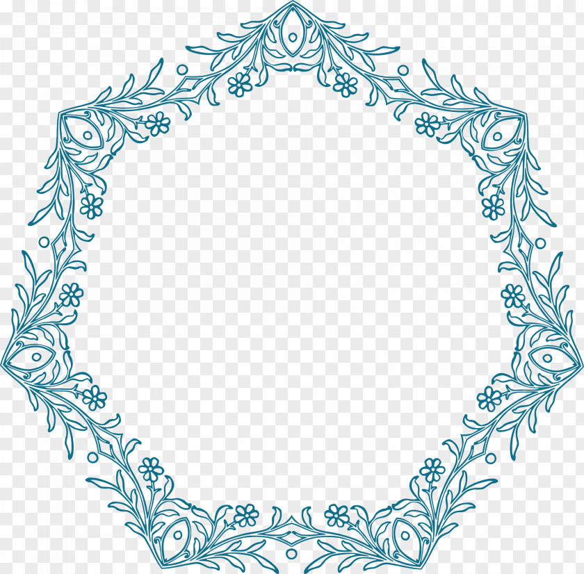 Flower Border Euclidean Vector Pixabay PNG