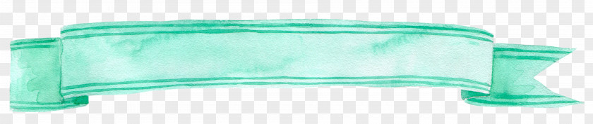 Ribbon Turquoise Green Plastic PNG