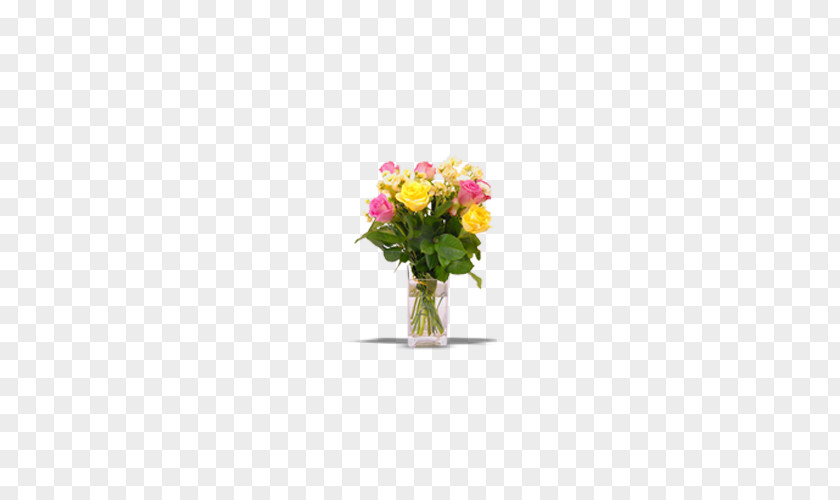 Vase Flowers In A Rose PNG