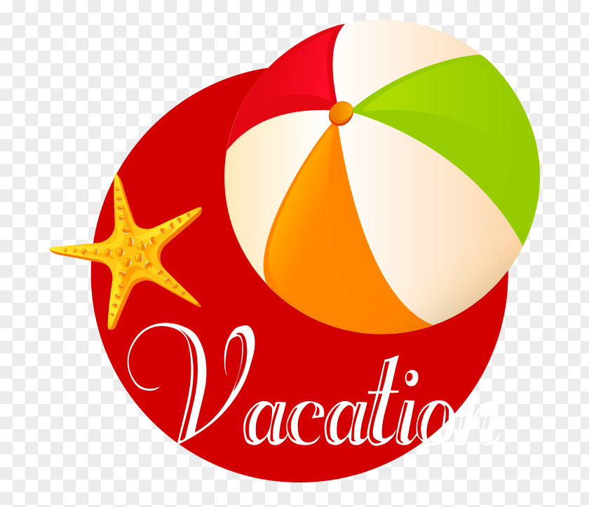 Vector Cartoon Vacation Beach Ball Adobe Illustrator Clip Art PNG