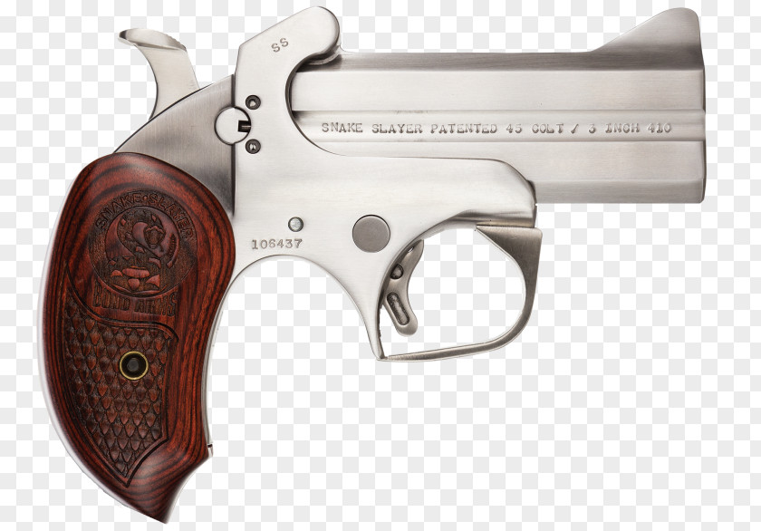 Weapon Revolver Firearm Gun Barrel Bond Arms Derringer PNG