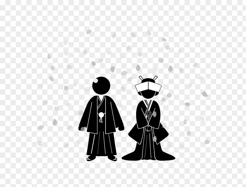 Wedding Illustration Bridegroom Marriage ウェルカムボード PNG