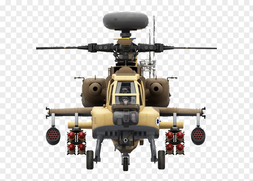 Apache Helicopter Rotor Aircraft Airplane Rotorcraft PNG